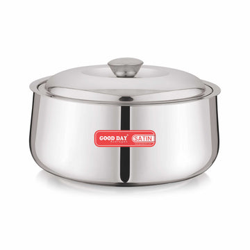 Satin Steel Insulated Casserole
