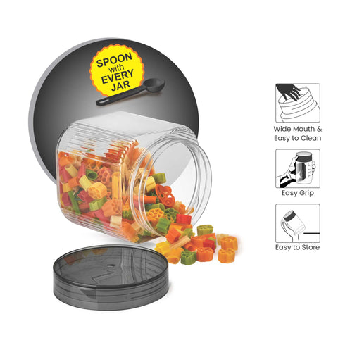 STELLAR (Square) PET JAR