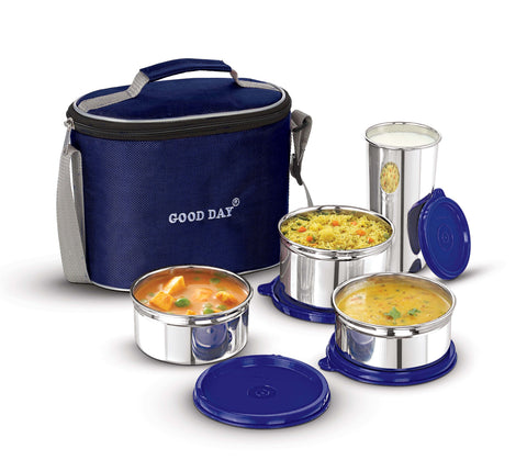 Perfect Combo Steel Lunch Box