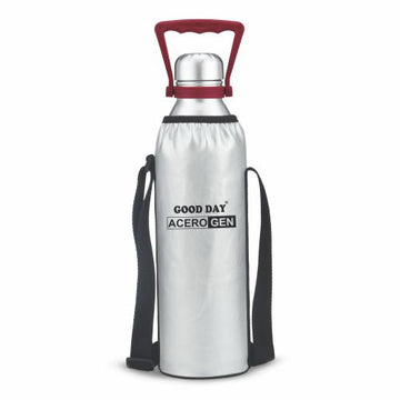 Leo Vaccum Steel Bottle with handle